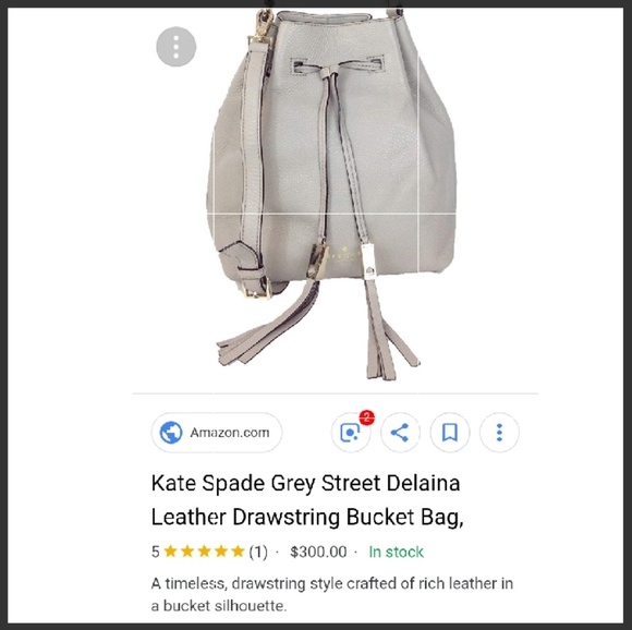 ♤Kate Spade Grey Street Bucket Bag♤ - Picture 4 of 5